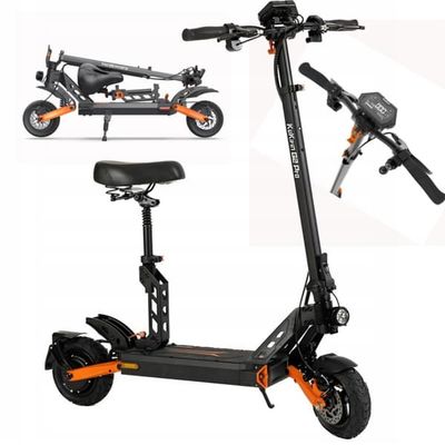 KuKirin G2 Pro (ABE) Elscooter för vuxna, 500W motor, 48V 15,6Ah, 65 km räckvidd, 20 km/h, dubbel fjädring, skivbromsar, IP54