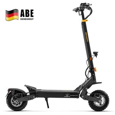 Ausom L1 ABE hopfällbar elscooter 90 km räckvidd, 930 W toppeffekt, 10” slanglösa däck, NFC-upplåsning, E-ABS och skivbromsar