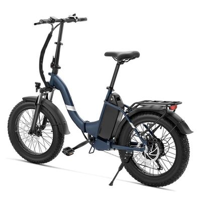 Touroll S2 Pro sammenklappelig elcykel med brede dæk: 750 W, 150 km, 720 Wh batteri, 20»x4« dæk, Shimano 7-trins