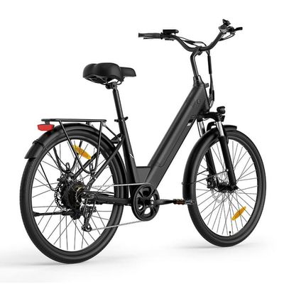 Touroll J2 ST Pro elcykel med lav indstigning: 100 km rækkevidde, hydrauliske skivebremser, 250 W motor (45 Nm), aftageligt batteri på 561,6 Wh, Shimano 7-trins gear