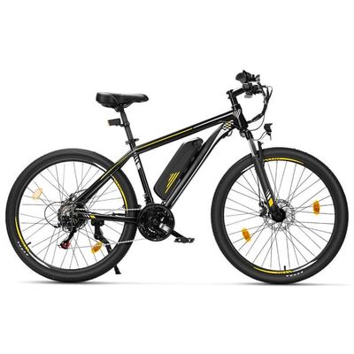 Foride Vedal 1 eldriven mountainbike: 65 km räckvidd, 250 W motor (450 W toppeffekt), Shimano med 21 växlar, 80 mm fjädring, avtagbart batteri på 468 Wh