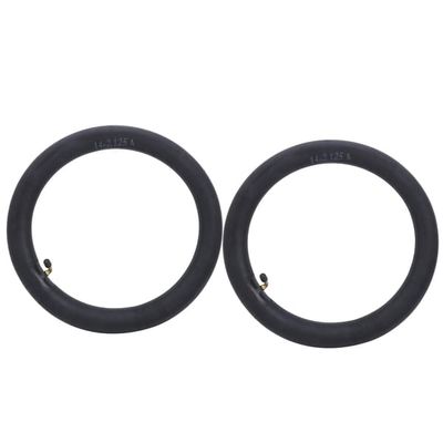 2-pack vikbar cykelslang böjd ventil 14x2.125 tum butylgummi ersättning