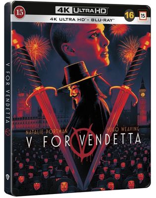 V For Vendetta (2005) (4K UHD) Limited Edition Steelbook