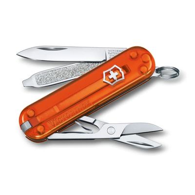 VICTORINOX CLASSIC SD TRANSPARENT COLORS Fire Opal