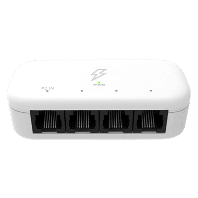 HomeWizard P1 Splitter - Aktiv adapter fra hun til hun RJ12 P1-port splitter - 1 til 3 porte, 500 procent forstærkning