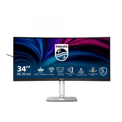 PHILIPS 34B2U5600C/00 34 tuuman 3440x1440 120Hz VA KAARRETTU K/S tbu MM ULTRAWIDE USB-C TELAKOINTINÄYTTÖ RJ45 PD > 100W USB-KESKITIN KAIUTTIMET