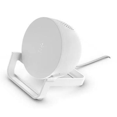 Belkin BoostCharge Trådlös Laddningsställ+Högtalare vit AUF001vfWH