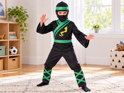 NINJA kostume - udklædning til fastelavn og Halloween. Størrelse M ZA6296