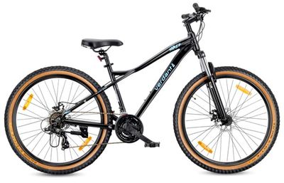 sun baby VERDANT SHRED Mountainbike 27,5 tommer – aluminiumsstel, 21 gear, let, affjedring, Shimano skivebremser – Sort