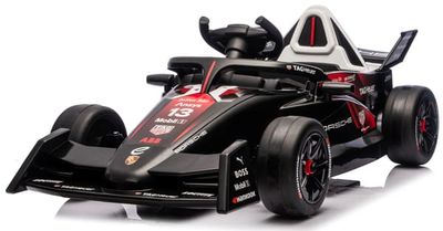 SUN BABY PORSCHE BOLID QUAD elbil til børn 3-5 år med fjernbetjening MP3 USB 12V - Sort