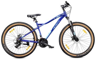 sun baby VERDANT SHRED Mountainbike 27,5 tommer – aluminiumsstel, 21 gear, let, affjedring, Shimano skivebremser – Blå