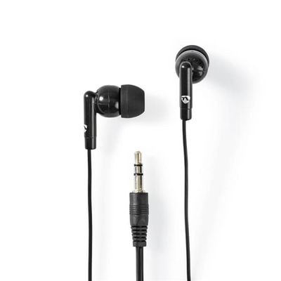 Nedis Kablede Hovedtelefoner | 3.5 mm | Kabellængde: 1.20 m | Volumenkontrol | Sort