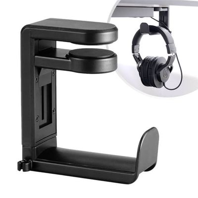 Desire2 Holder for Hodetelefon/Headset Svart Monteres på skrivebord