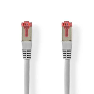 Nedis CAT6 Nettverkskabel | RJ45 Han | RJ45 Han | SF/UTP | 0.25 m | Rund | PVC | Grå | Label
