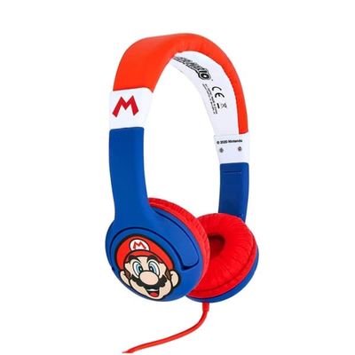 Super Mario Hodetelefon Junior On-Ear 85dB Mario