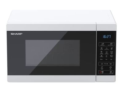 Sharp YC-MG02E-W Mikrobølgeovn med grill Hvid