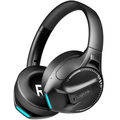LogiLink Gamingheadset Trådlöst Bluetooth 6.0 Svart