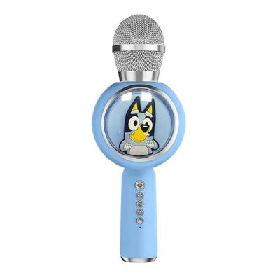 BLUEY PopSing karaokemikrofon med LED
