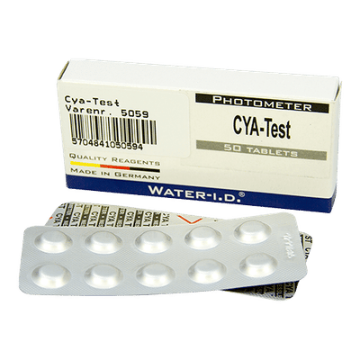 Pool Lab Refill CYA-Test, 50 tabletter