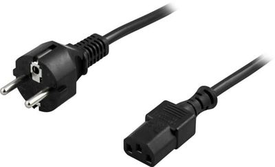 QNECT Apparatkabel Schuko, 2 m