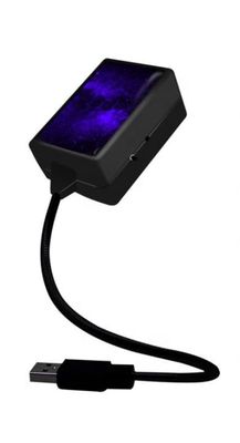 USB-atmosfærelampe for bil, lilla
