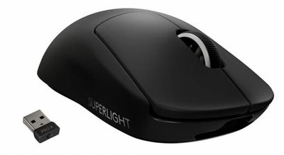 Logitech PRO X SUPERLIGHT trådløs spillmus, svart