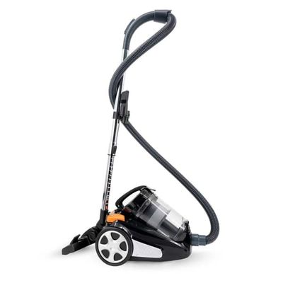 Nedis Støvsuger uten pose | Uten Pose | 700 W | Støvkapasitet: 3.0 l | Kombi Pensel | aksjonsradius: 8.50 m | HEPA luftfilter | Antrasitt / Oransje /