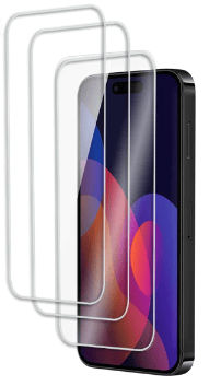 3-pakk Screen protector herdet glass 2,5D for iPhone 15 Pro Max