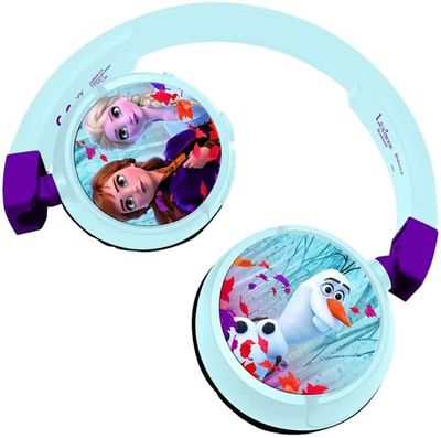 Lexibook Disney Frozen - 2 i 1 hopfällbara hörlurar (HPBT010FZ)
