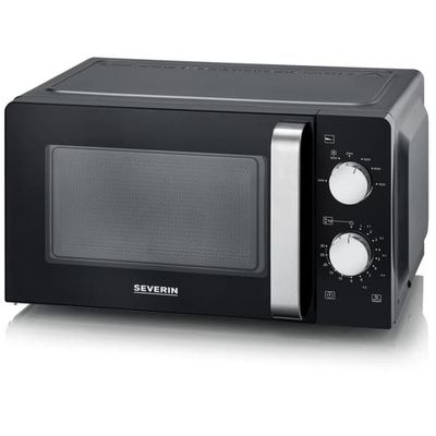 Severin Mikrobølgeovn svart 700W 17 liter MW 7886