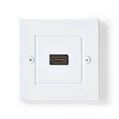 Nedis HDMI™ Veggboks | 1x HDMI™ Female | 4K@60Hz | HDMI™ Output | Sort | 18 Gbps | Gull belagt | Boks