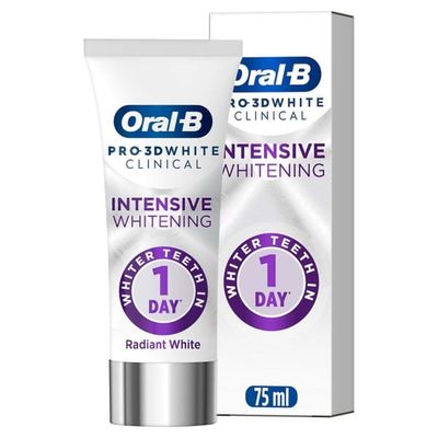 Oral B Tandkräm Pro-3DW Clinical Int White Radiant White 75ml