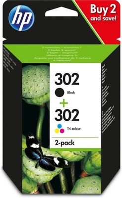 HP Blekk X4D37AE 302 Multipack