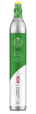 AGA Biogon C kullsyrepatron 425 g, grønn