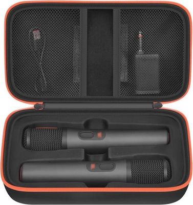 Bluetooth-mikrofonfodral lämpligt för JBL PartyBox trådlös mikrofon J2X, digitala mikrofoner, bärbart uppladdningsbart batteri, svart
