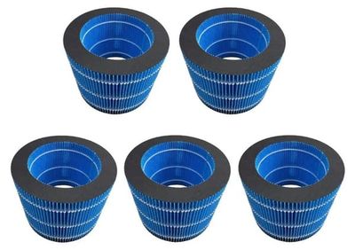 5 kappaleen pyöreä ilmansuodatin/vaihtosuodatin Philips HU3918, HU3916, HU3915, HU2718, HU2716 ilmankostuttimiin.