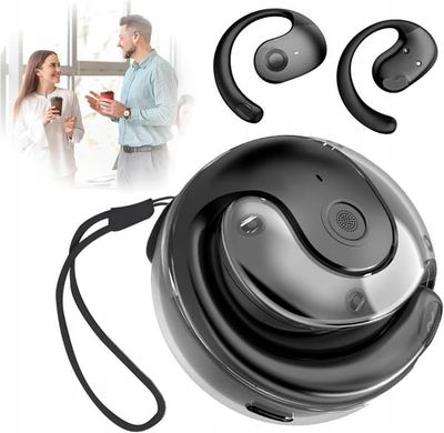 Trådlösa AI-översättningshörlurar, multifunktionella översättningshörlurar, stöder 139 språk, Bluetooth 5.4, ergonomisk design, möten