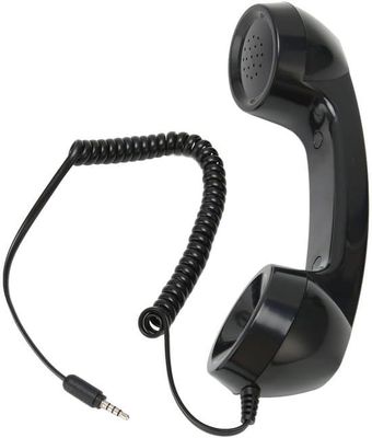 Retro Handset - 3.5mm Vintage Telefonlur - Strålningsresistent - Fabater