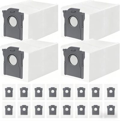 20 dammsugarpåsar, kompatibla med Dreame L10, L10s, L20, X20, X30, X40, X50, L40, L50 Ultra, Mova P10, E30, P50, V50 Ultra, 3,2L stor kapacitet, Fyra lager