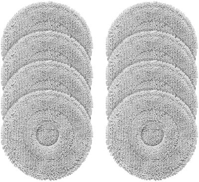 Mopper til Dreame L10 L10S L20 L30 L40 L50 Ultra X30 X40 X50 Prime ECOVACS T3OS T50 Mova P10 P50 Robotstøvsugere 8-pak