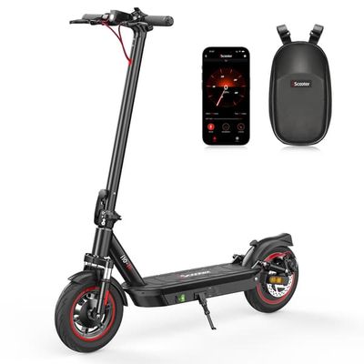 iScooter i10 Elektrisk snöskola 10-tums 650 W 15 Ah Elektrisk kolförlåtbar snöskola Max räckvidd 45 km Elektrisk e-scooter med app