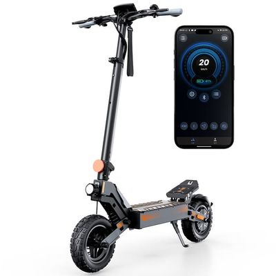 Iscooter W10 -- Vuxen E-Scooter 1200W motor 48V 15Ah batterie klappbar elektrisk svitskola 10-tums dämmar off-road EScooter