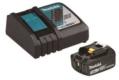 Makita LXT 18V startset med batteri BL1830B och snabbladdare DC18RC 1914J5-6