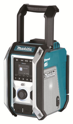 Makita batteridriven byggradio DAB/DAB+, Bluetooth, USB, Li-ion CXT 10,8/12 V och LXT 14,4/18 V DMR115