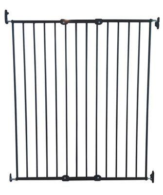 Hundegrind PET Gate Streamline metall BabyDan, 62,5-106,8 cm, svart