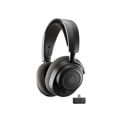 Trådlösa hörlurar med mikrofon SteelSeries Arctis Nova 7 Wireless Gen 2 Over-ear Svart