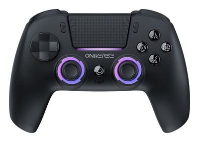 Oniverse Starion PS5 trådlös Bluetooth-spelkontroll, Obsidian Black