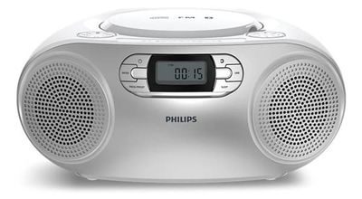 Philips TAZ2000S/10 bärbar CD-spelare med FM-radio, silver