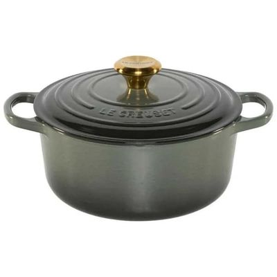 Le Creuset signature round cocotte 4.2 l thyme