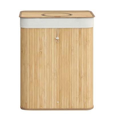 Insamlingsbehållare för pantflaskor, 95 l Behållare för pantflaskor, bambu